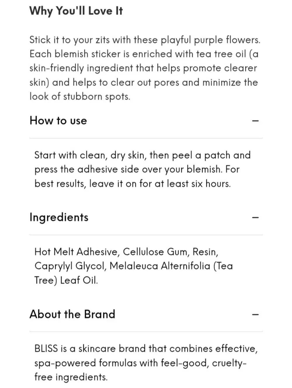 🎉2•$13/3•$18🎉 BLISS Pore Patrol Flower Blemish Acne Patches